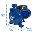 thumbnail image 3 of Bomba Centrifuga Residencial 1 HP, 95L/min Iusa Primo CPM158, 3 of 3