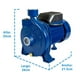 thumbnail image 3 of Bomba Centrifuga Residencial 1 HP, 95L/min Iusa Primo CPM158, 3 of 3