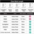 thumbnail image 4 of Bike Replacement Cleats Road Bike Cleat Set 9 Cleat Degree Float Cycling Cleats, 4 of 7
