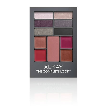 Almay The Complete Look Palette, Makeup for Eyes, Lips and Cheeks #300 Medium/Deep Skin Tones + Cat Line Makeup (Best Makeup For My Skin Tone)