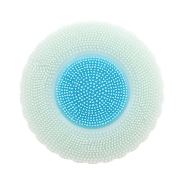 Cepillo de limpieza facial de silicona desmontable azul de 1 pieza de Bargains Únicos 0.98"x3.74"