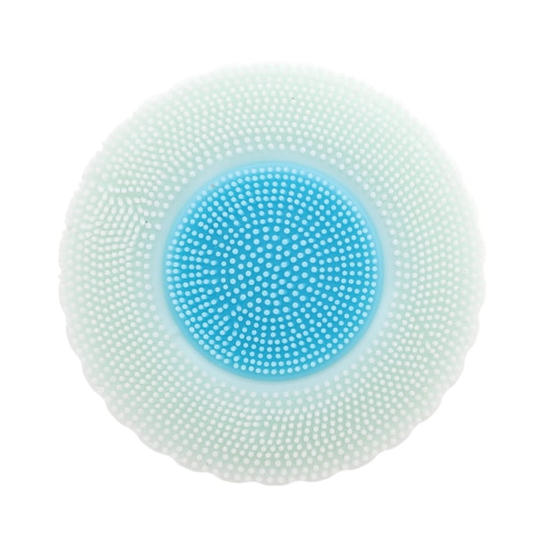 Cepillo de limpieza facial de silicona desmontable azul de 1 pieza de Bargains Únicos 0.98"x3.74"
