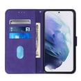 thumbnail image 4 of Nalacover For Samsung Galaxy A13 4G Card Slot Case,Shockproof Premium PU Leather Magnetic Clasp Flip Stand Wallet for Women Men Cover with Removable Adjustable Crossbody Shoulder Strap,Purple, 4 of 8