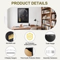 thumbnail image 6 of Large Black Graduation Shadow Box Frame, Wall Mounted Lockable Keepsake Display Case with UV-Protective Acrylic Door, Holds Cap, Gown, Diploma, Tassel, Medals & All Graduation Memorabilia, 6 of 7