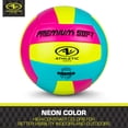 thumbnail image 5 of Athletic Works Multicolor Size 5 Neon Volleyball for Practice or Gameplay, 5 of 9