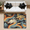 Multicolour 5, variant on CURLYOOT Asian Dragon Area Rug 3x5 Ft Rugs for Entryway Entrance Kitchen, Washable Non Slip Indoor Floor Carpet for Bedroom Living Room