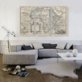 thumbnail image 2 of ARTCANVAS Africa 1588 Canvas Art Print by Abraham Ortelius - Size: 60" x 40" (1.50" Deep) (3-Piece), 2 of 9