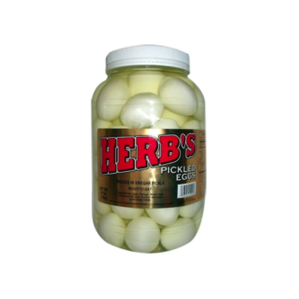 Herb's Pickled Clear Eggs 67oz gallon