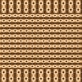 thumbnail image 1 of Ahgly Company Indoor Square Patterned Yellow Orange Area Rugs, 5' Square, 1 of 6