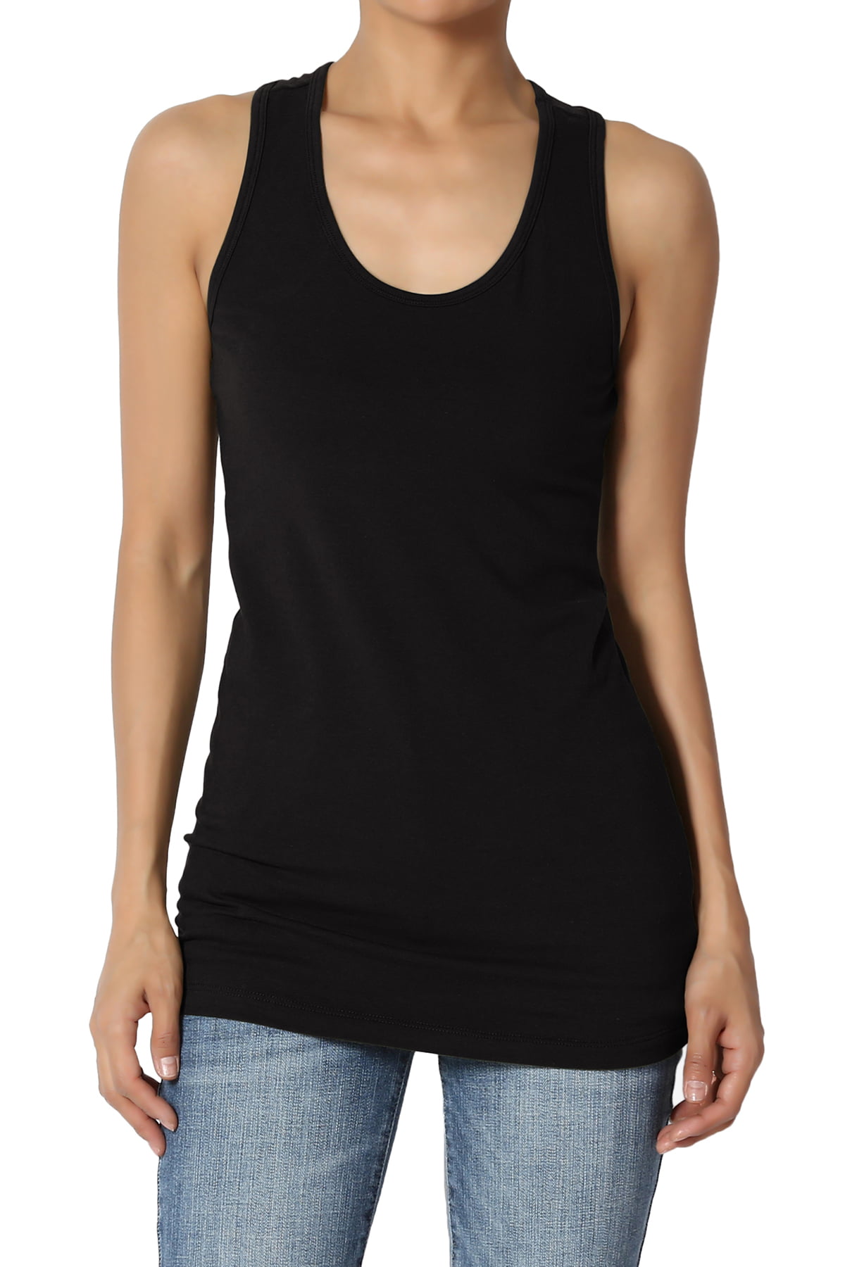 Women's SOFRA 100% Cotton Ribbed Rib A-Shirts Tank Tops Style TT200 Only $4.99 