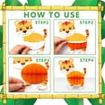 thumbnail image 5 of Dsseng 7Pcs Jungle Safari Animals Honeycomb Centerpieces 3D Table Decorations for Jungle Safari Birthday Baby Shower Party Decorations Supplies, 5 of 6