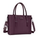 thumbnail image 1 of Bolsa MOSISO para portátil, piel sintética, para mujer, 17-17,3 pulgadas, color morado, 1 of 6