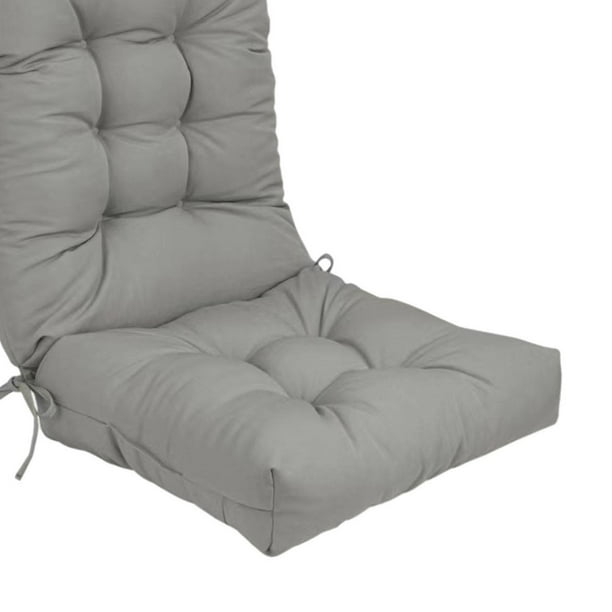 koolsoo High Back Patio Chair Cushion Indoor Outdoor High Back Rocking Chair Cushion Light Gray Walmart