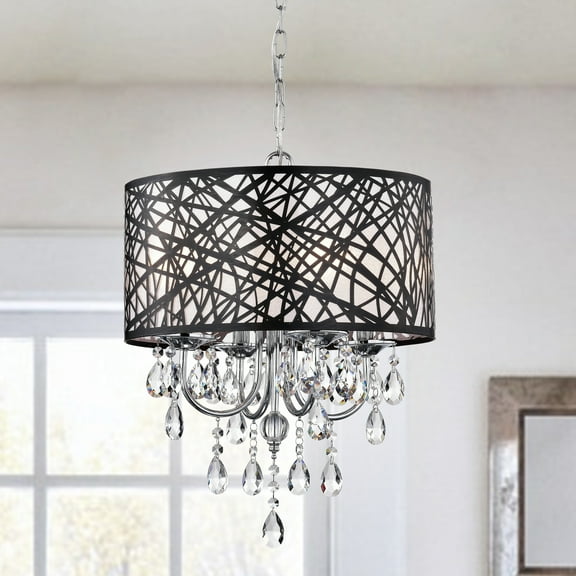 First Lighting Erebus 4-light Drum Chandelier