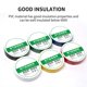thumbnail image 2 of Kenally 6 uds., 10m x 1,6 cm, cinta eléctrica, cinta aislante de PVC, alta flexibilidad, resistencia a la temperatura, adhesivo fuerte con 6 colores Medidores de medidas dimensionales Kenally TO004578-00, 2 of 6