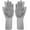 Gray, variant on Kitchen Dishwashing Gloves for Washing Dishes – Reusable Rubber/Silicone Cleaning Gloves