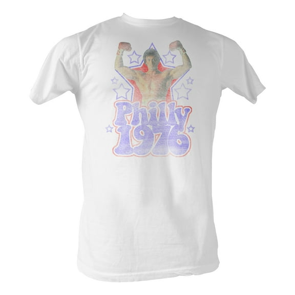 Rocky 1970s Sports Boxing Champion Action Philly Movie Stallone Adult TShirt Tee