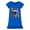 Blue, variant on Kids Girls Fortnites Multiplayer Video Game Cartoon Graphic Printed Costume Nightgown Sleepshirts Short Sleeves T-shirt Dress Pajamas Pjs Homewear Nightie Sleepskirt Nightdress Sleepwear Gift 3-10