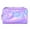 Purple, variant on Laser Makeup Bag (Pu Cosmetic Organizer), Holographic Material Changes Colors, Colorful Academic Gear Pen Pencil Case Cosmetic Bag Travel Makeup Bag High Capacity(#A), By Meiiso