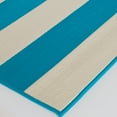 thumbnail image 4 of Ashton Woods 5' x 7' Blue Striped Outdoor Rug, 4 of 9