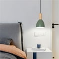 thumbnail image 6 of JLOWCO Set of 3 Single Pendant Lights Kitchen Island,farmhouse 3 Light Pendant Over Sink Lighting Fixtures Kitchen,hanging lights Kitchen Island Green Farmhouse (LED Bulb Include), 6 of 7