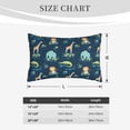 thumbnail image 5 of Haiem Pillowcase for Hair and Skin Queen - Tropical Animals Printed Soft Pillowcase with Envelope Closure-16"x24", 5 of 8