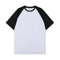 thumbnail image 3 of LPZOOGU Men's Casual Short Sleeve T-Shirts Summer Crew Neck Athletic Tees Loose Fit Graphic Striped Reflective Quick Dry Tops, 3 of 7