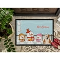 thumbnail image 3 of Carolines Treasures Merry Christmas Carolers English Bulldog Fawn White Door Mat Indoor Rug or Outdoor Welcome Mat 24x36, 3 of 4