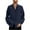 Navy, variant on Mlzmgr Plus Size Linen Shirts for Men M-5XL Button down Long Sleeve Shirts with Pockets Lightweight Beach Casual Shirts