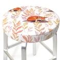 thumbnail image 3 of Naloa Cute Sleepy Fox Round Bar Stool Cushion Cover 12-14 inch, Fits Kitchen, Office, Restaurant Chairs - {sizeName}13 inch, 3 of 7
