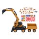 thumbnail image 2 of Modelo de Excavadora RC ANGGREK 1:55 Deslizamiento Asistido por Inercia Juguete Cognitivo para Niños, 2 of 8