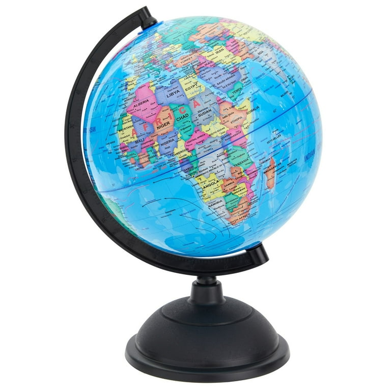 たまごっちコネクション BLUE WORLD GLOBE EARTH MAP Interactive Educational Rotating World Globe Toy for Kids