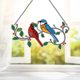 thumbnail image 5 of Cuadros Decorativos DIY diamante pintura artesanía colgante acrílico pájaros colgante Kit ornamento Tmvgtek embutido en tela, 5 of 9