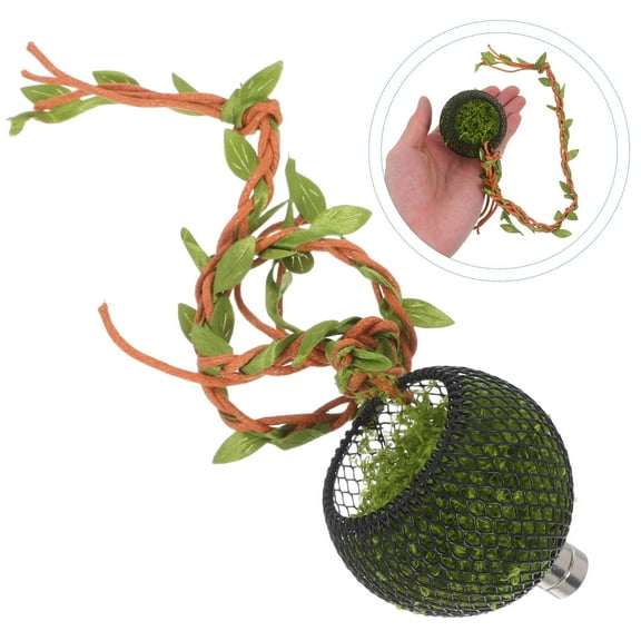 HONMEET Durable Black Jumping Spider Hide Natural Habitat Nesting Shelter for Enclosure Accessories