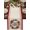 Beige, variant on Merry Christmas Table Runner, Red Poinsettias Wreath Red Border Washable Cotton Linen Table Runners 120 Inches Long, Dresser Scarf Runner for Dining/Living Room/Kitchen/Square Tables 13''x120''