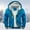 Sky Blue-A, variant on SBYOJLPB Plus Size Men Coat Mens Hoodie Winter Warm Villus Zipper Sweater Jacket Outwear Coat