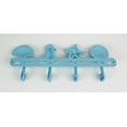 thumbnail image 3 of Blue Cast Iron Beach Themed Wall Hooks, 3 of 3