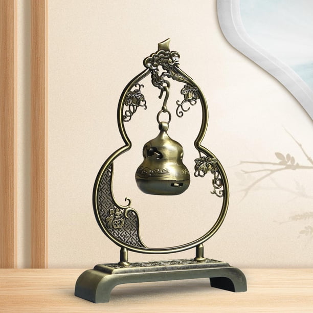 Quemador de incienso colgante, granja de quemadores de incienso chino, decoración de mesa, yoga, inauguración de la casa, hogar, porche, incensario Calabaza