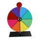thumbnail image 2 of Rueda giratoria 8 Slots versátiles versátiles de mesa portátil portátil juego de rotación de ruleta suministros de bricolaje para fiestas cumpleaños Base negra, 2 of 8