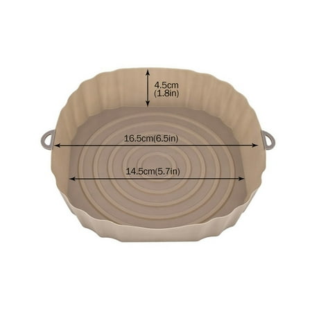 

AirFryer Reusable Pot Silicone Easy To Clean Oven Baking Tray Square Liner For Pizza Plate Grill Pan Mat Air Fryer Accessories