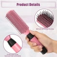 thumbnail image 4 of Hair Brush Detangling Brush for Women Travel Wet Hair Brush for Straight Curly Hair Barber Brush Tools Pink, 4 of 7