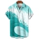 thumbnail image 3 of Camisetas con gráficos de olas del océano para hombres, ropa de surf 3D, camisas hawaianas de playa, camisetas de manga corta Y2K, ropa vintage, blusa con solapa, 3 of 5