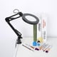 thumbnail image 3 of Soporte De Abrazadera Lámpara De Lupa Led Salón 5X Lámpara De Aumento Delineador De Ojos Manicura Tatuaje Luz De Belleza Vogacara CE002554-00, 3 of 7