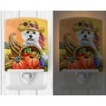 thumbnail image 2 of Westie Autumn Ceramic Night Light, 2 of 2