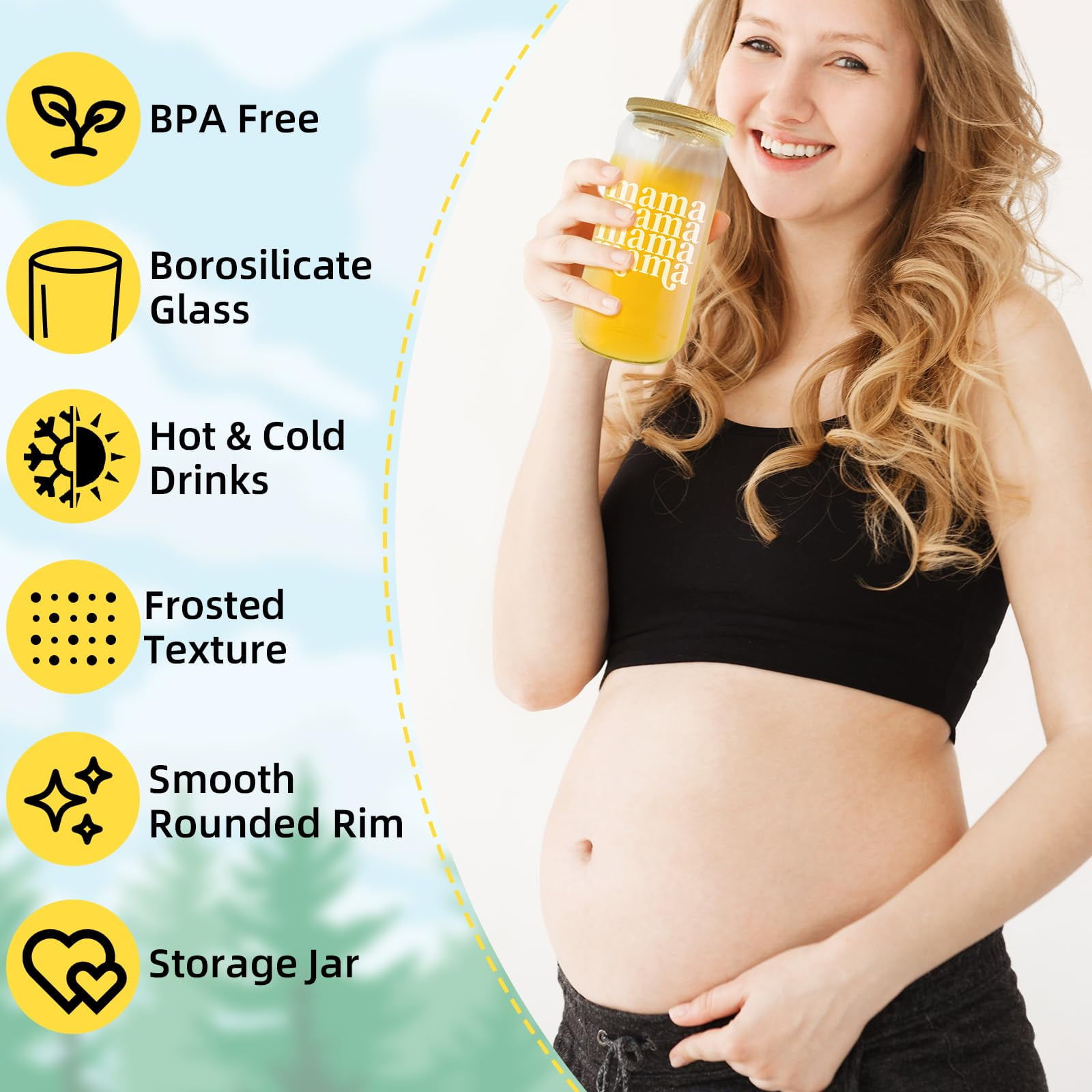 11-Piece New Mom Gifts & Baby Shower Gifts for Girls, New Mom Gift Basket After Birth, Pregnancy Gifts for First-Time Moms, Expecting Mom - New Mom Care Package After Baby(Blue Bunny)