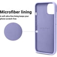 thumbnail image 6 of Designed for iPhone 14 Plus Case, Silicone Shockproof Slim Thin Phone Case for iPhone 14 Plus 6.7 inch （Light Purple）, 6 of 16