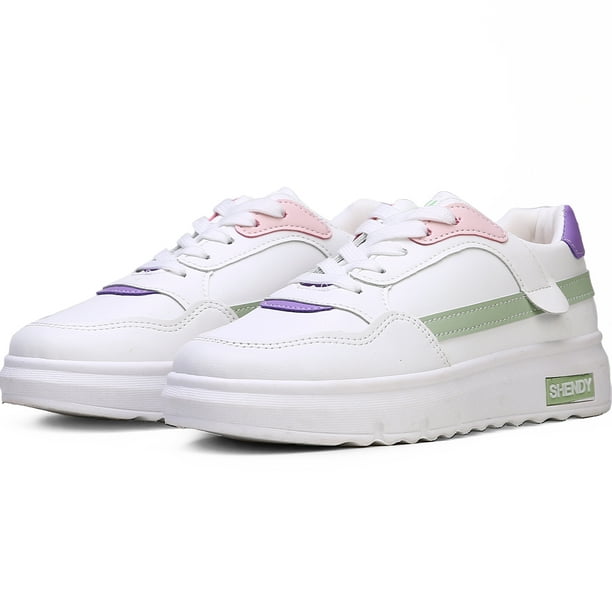 Tenis Mujer, Zapatos Mujer Deportivos, Zapatos de Malla Transpirable para Mujer, Zapatillas de Deporte Casuales de Moda para Entrenamiento Caminar Correr Gimnasio