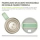 thumbnail image 3 of Termo para Agua y Café de Viaje HIKEO Acero Inoxidable de Doble Pared 1.2 L, 3 of 8