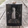 thumbnail image 2 of 8oz BLACK Children of the Night Flask L1, 2 of 2