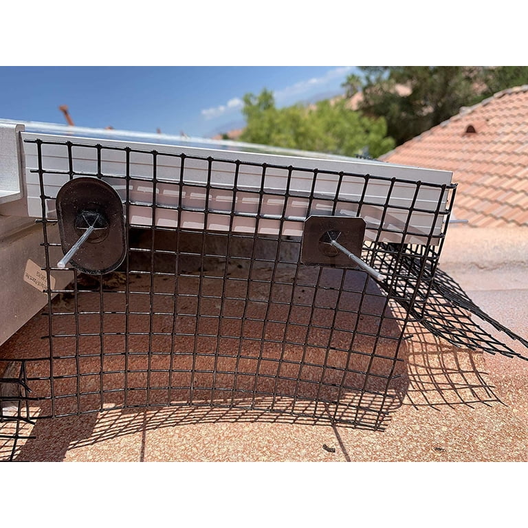 Custom Black Solar Panel Bird Guard Wire Mesh Clips Bird Mesh Fence PVC Coated Solar Bird Proofing Mesh - 15